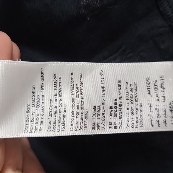 3.1 PHILLIP LIM Embroidered Floral Patch Tank with Cut Out Design Black Size XS - Picture 3 of 14